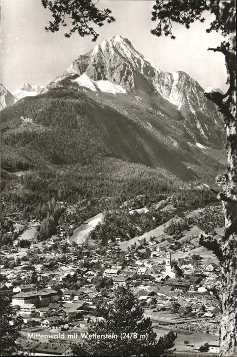 Mittenwald Bayern mit Wetterstein