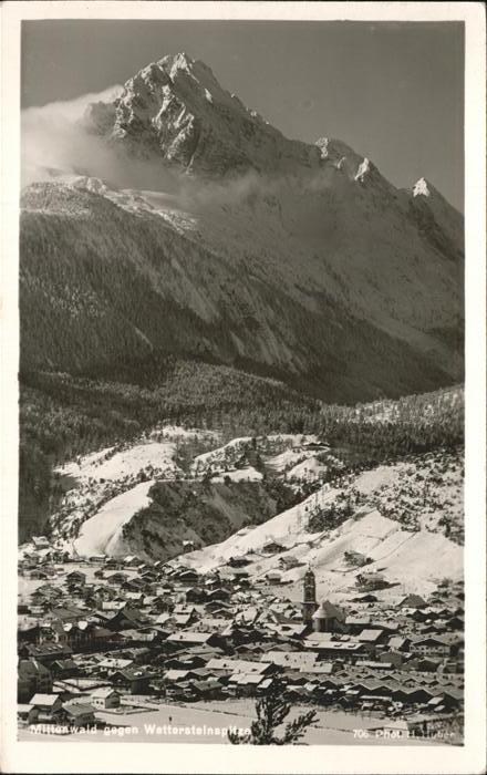 Mittenwald Bayern im Winter