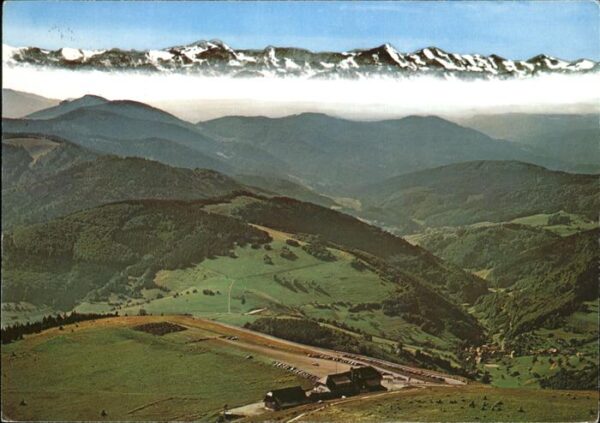 Belchen Baden Blick ins kleine Wiesental