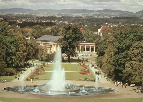 Bad Oeynhausen Kurpark mit Wasserspiele