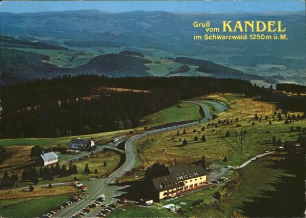 Kandel Waldkirch Breisgau mit Berggasthaus Kandelhof