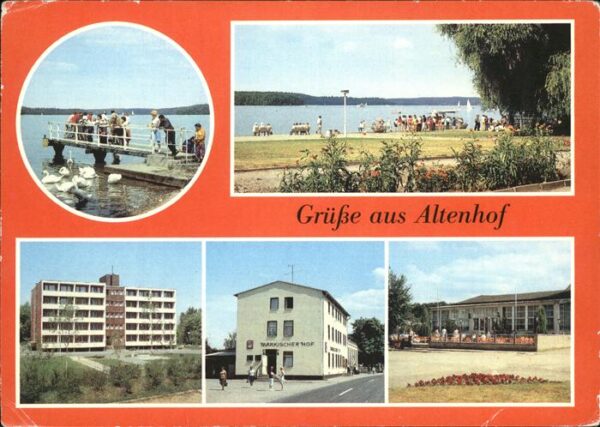 Altenhof Eberswalde mit Märkischer Hof u.Schiffsanlegestell