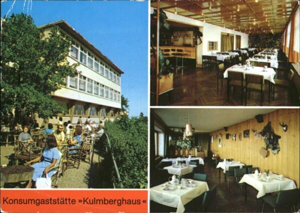 Saalfeld Saale Konsumgaststätte Kulmberghaus