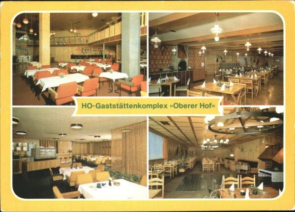 Oberhof Thueringen HO-Gaststätte Oberer Hof