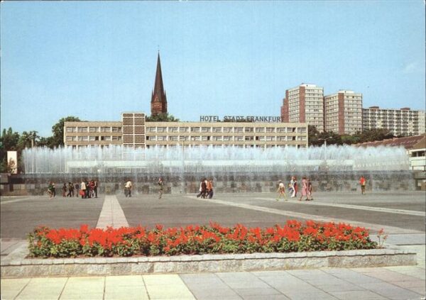 Frankfurt Oder Karl-Marx-Strasse mit Hotel Stadt Frank