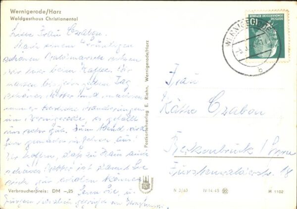 Wernigerode Harz Waldgasthaus Christianental – Bild 2