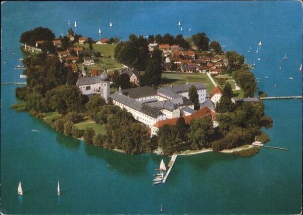 Fraueninsel Chiemsee mit Abtei Frauenwörth