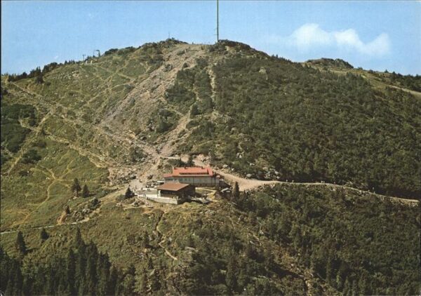 Grosser Arber mit Schutzhaus u.Bergstation