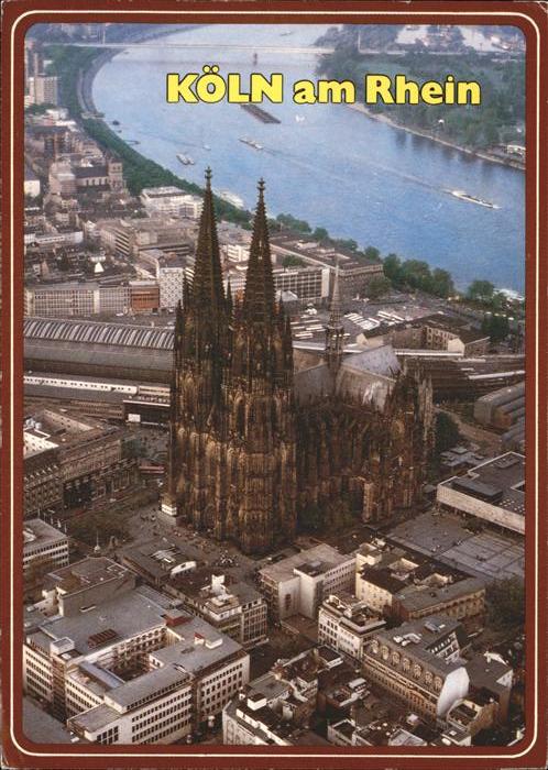 Koeln Rhein mit Dom