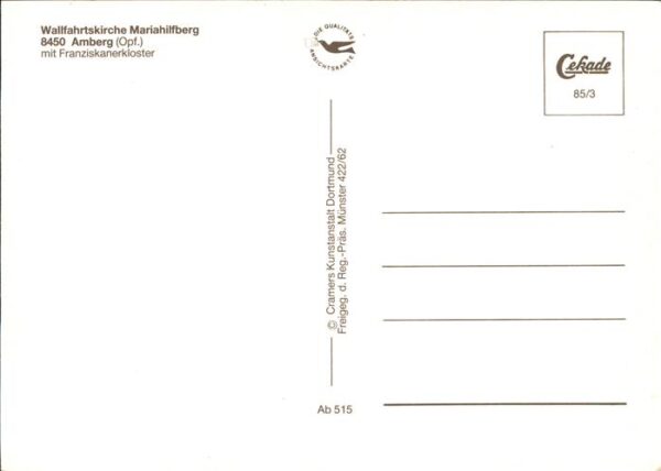 Amberg Oberpfalz Wallfahrtskirche Mariahilfberg – Bild 2