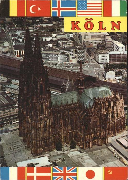 Koeln Rhein mit Dom