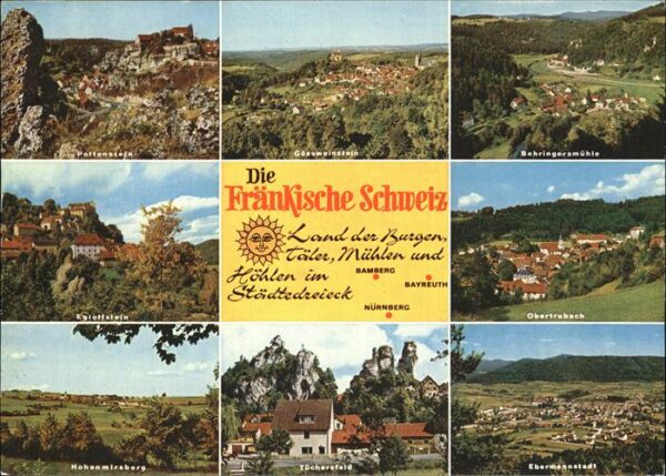 Behringersmuehle mit Obertrubach (Die Fränkische Schweiz