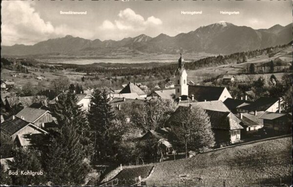 Bad Kohlgrub mit Murnauer Moor und Alpen
