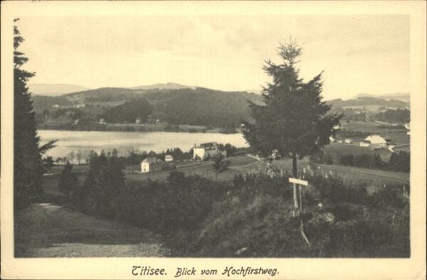 Titisee Blick vom Hochfirst
