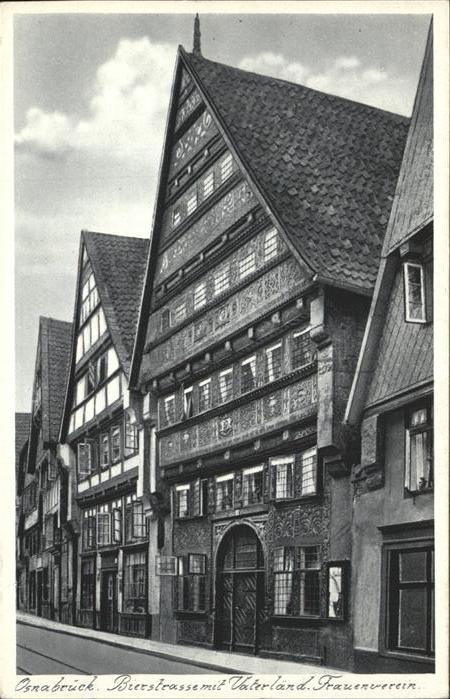Osnabrueck Bierstr mit Vaterland Frauenverein