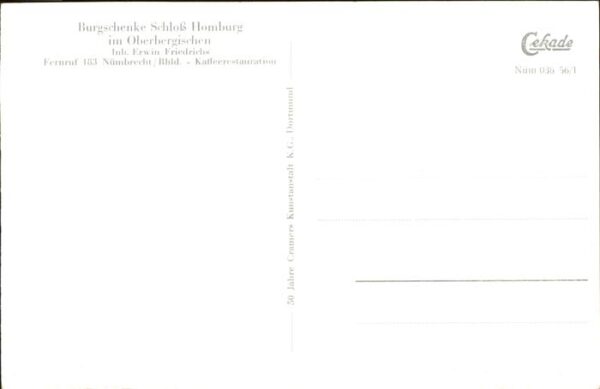 nuembrecht Schloss Homburg Eingang – Bild 2