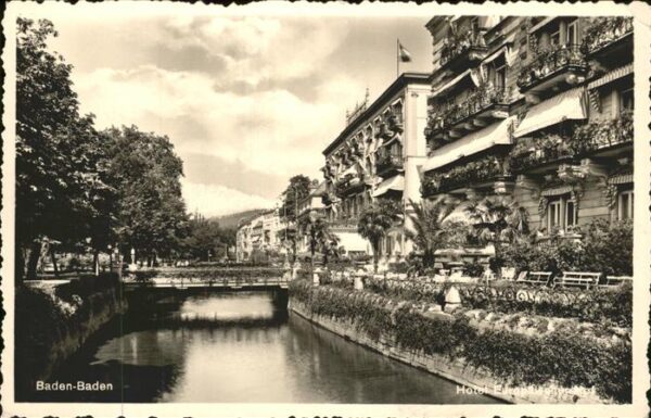 Baden-Baden Hotel Europäischer Hof Brücke
