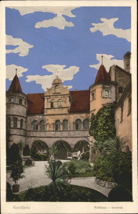 Konstanz Bodensee Rathaus Innenhof