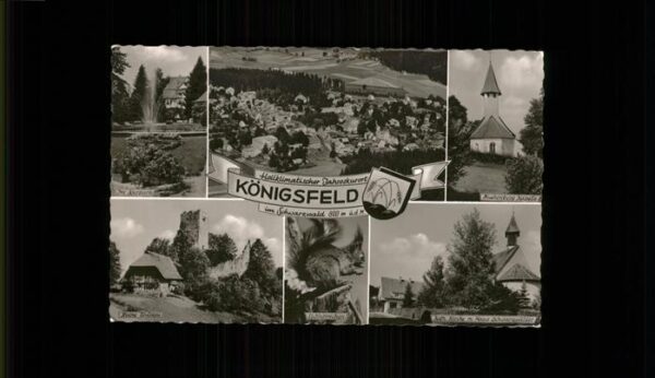 Koenigsfeld Schwarzwald Panorama Kurpark Ruine Waldau Buchenber