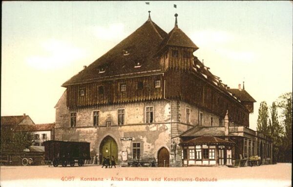 Konstanz Bodensee Altes Kaufhaus und Konziliumsgebäude