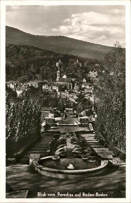 Baden-Baden Blick vom Paradies