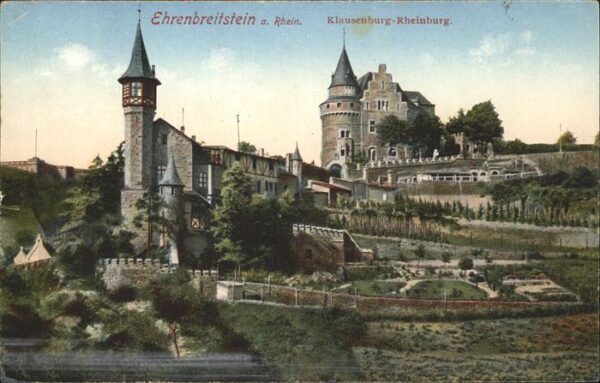 Ehrenbreitstein Klausenburg Rheinburg