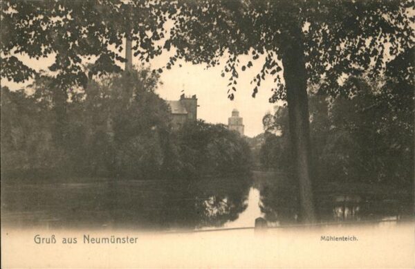 Neumuenster Schleswig-Holstein Mühlenteich