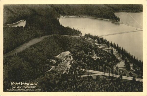 Clausthal-Zellerfeld Hotel Voigtslust Fliegeraufnahme