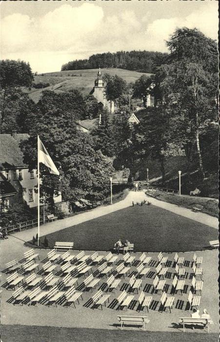 Altenau Harz Konzertgarten und Kirche