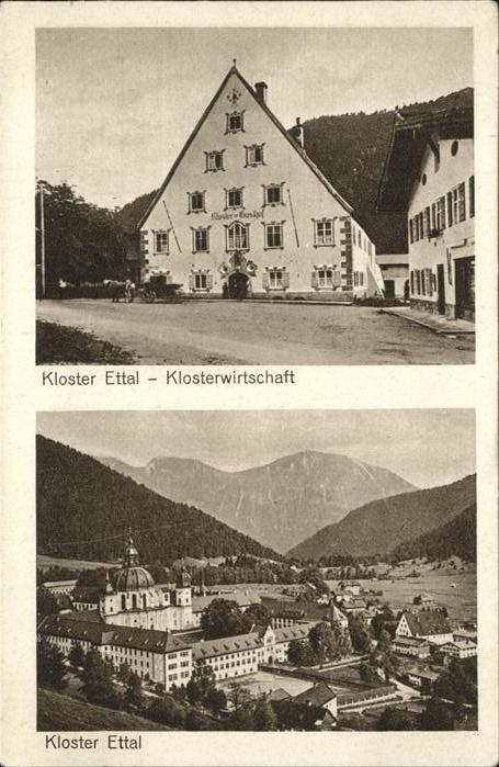 Ettal Kloster Ettal Panorama