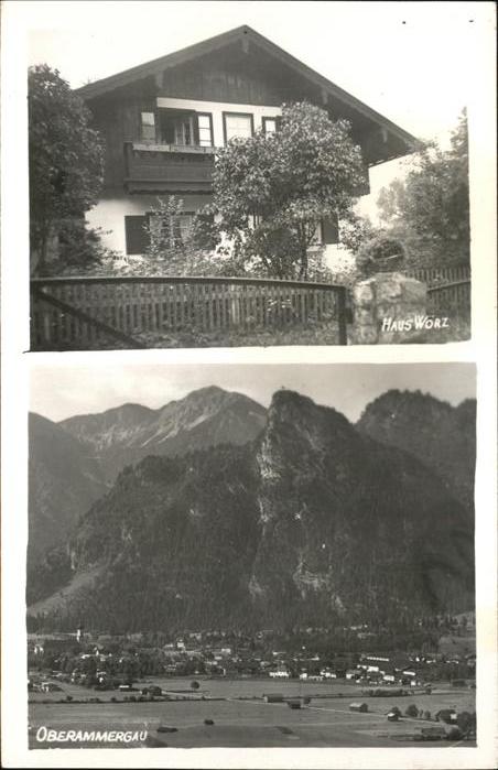 Oberammergau Haus Worz Panorama