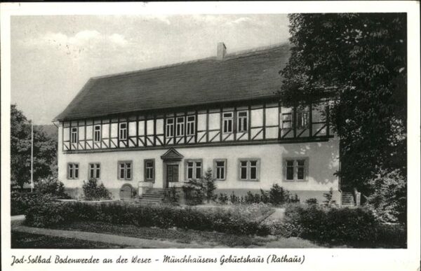 Bodenwerder Münchhausens Geburtshaus Rathaus