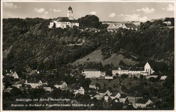 Stuehlingen mit Schloss Hohenlupfen Kranken und Kur