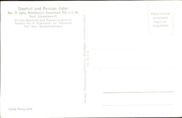 Bubenbach Gasthof Pension Adler – Bild 2