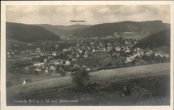 Lenzkirch Panorama mit Feldberg