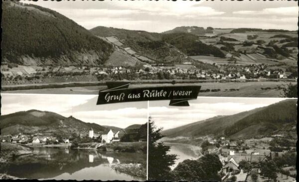 Ruehle Oberweser Panorama Teilansichten