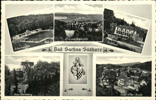 Bad Sachsa Harz Panorama Schwimmbad Haus Warteberg Bade