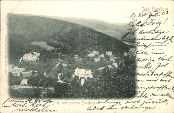 Bad Harzburg Blick vom grossen Burgberg