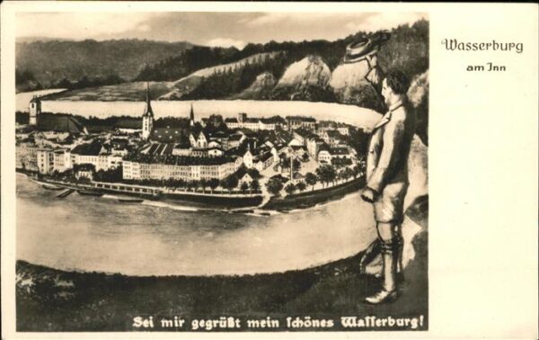 Wasserburg Inn Fliegeraufnahme