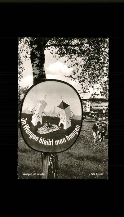 Wangen Allgaeu Humoriges Strassenschild