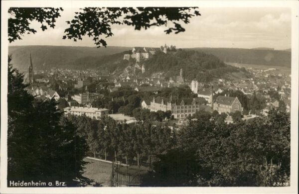 Heidenheim Brenz Panorama mit Schloss