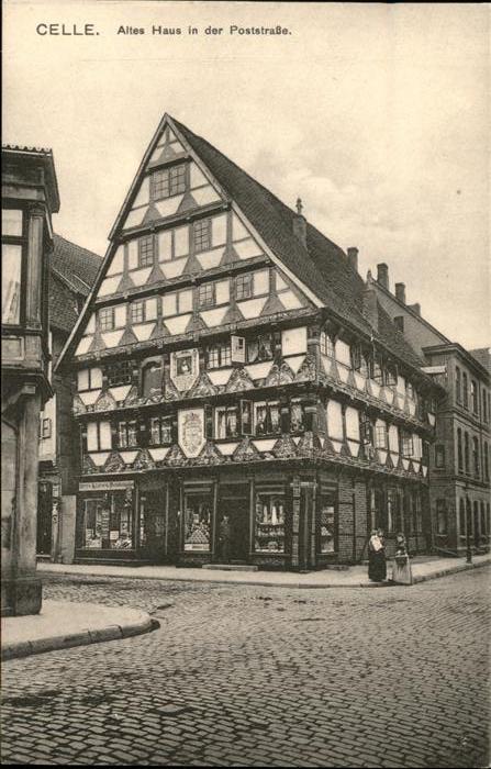 Celle Niedersachsen Altes Haus in der Poststrasse