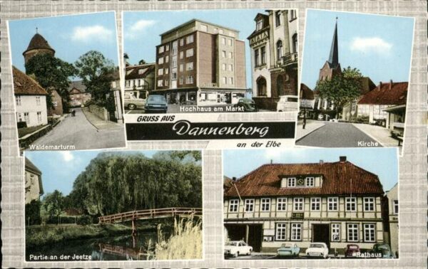 Dannenberg Elbe Waldemarturm Hochhaus Markt Kirche Jeet