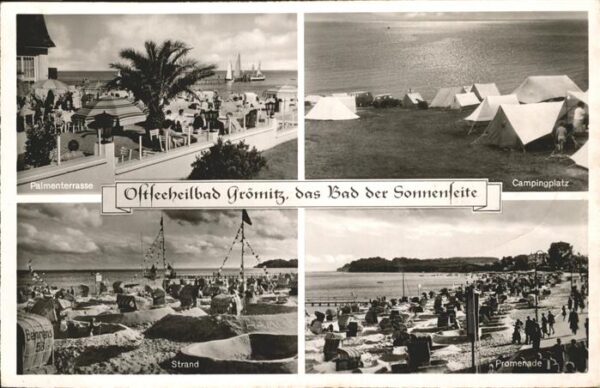 Groemitz Ostseebad Palmenterrasse Campingplatz Strand Prom