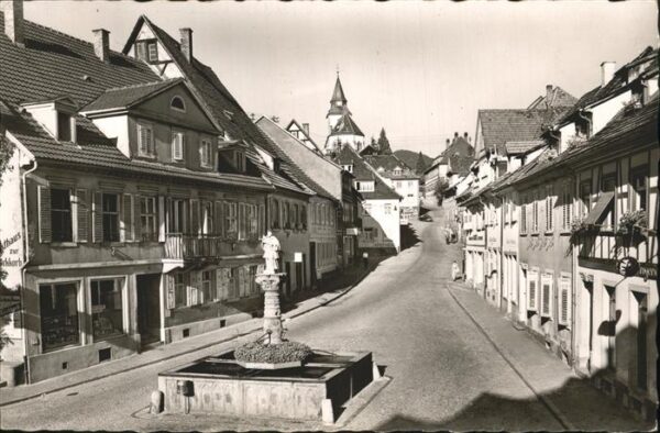 Gernsbach Marktplatz Brunnen