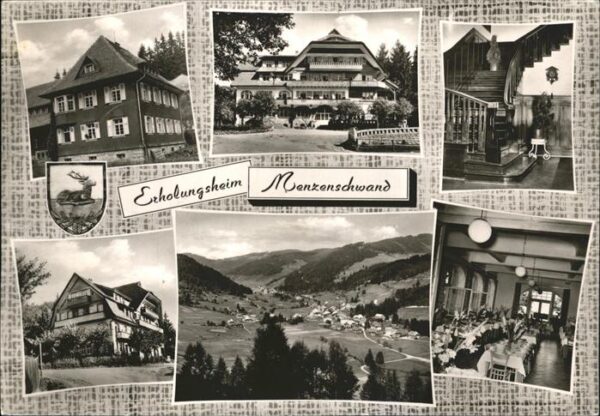 Menzenschwand Panorama Erholungsheim Teilansichten