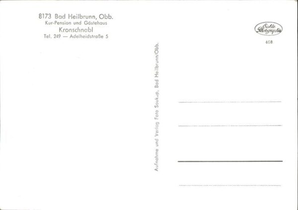 Bad Heilbrunn Kurpension Kronschnabel Alpenpanorama – Bild 2