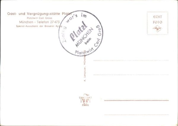 Muenchen Gaststätte Platzl Münchener Original be – Bild 2