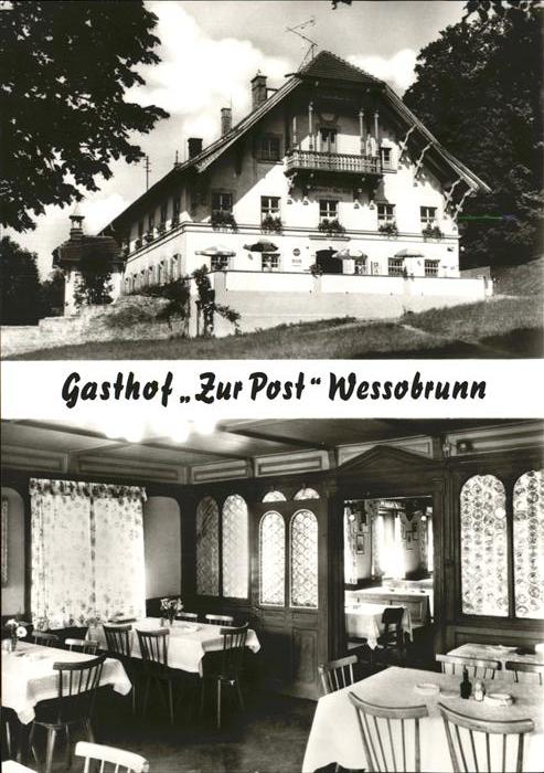 Wessobrunn Gasthof Zur Post Gastraum