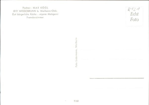 Wessobrunn Gasthof Zur Post Gastraum – Bild 2